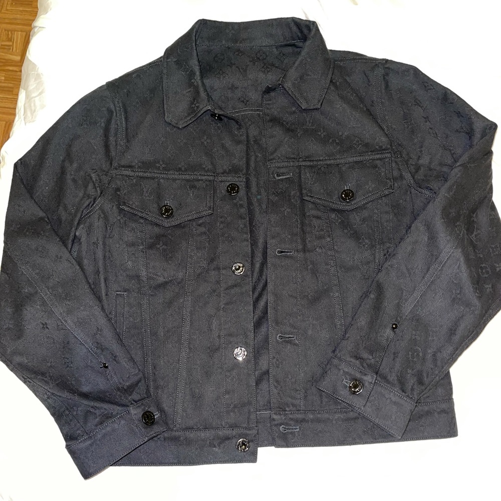 Louis Vuitton 2020 Denim Monogram Trucker Jacket